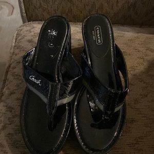 Coach -Jody Back Patent Sandal-Size10